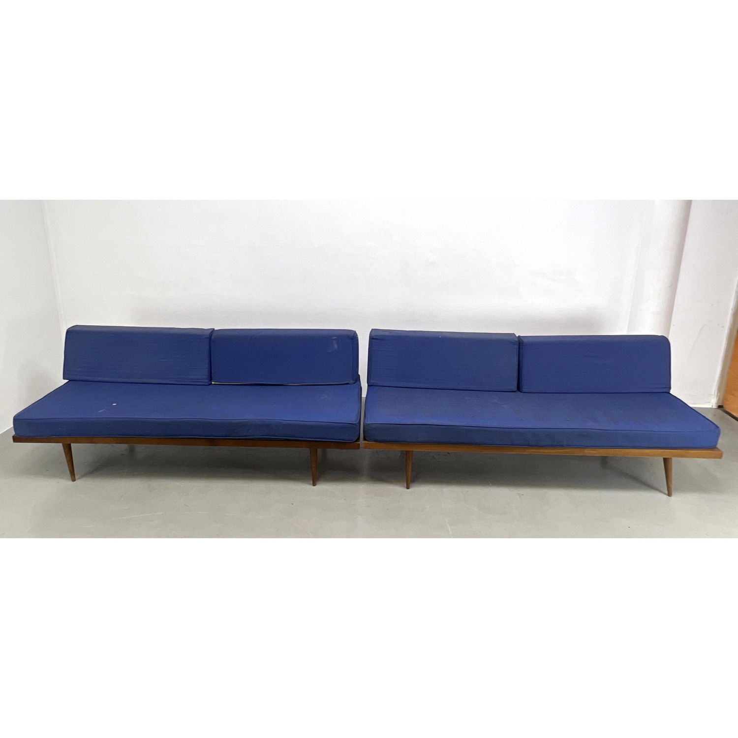 Pr Blue Upholstered Day Beds Sofas  2b9805