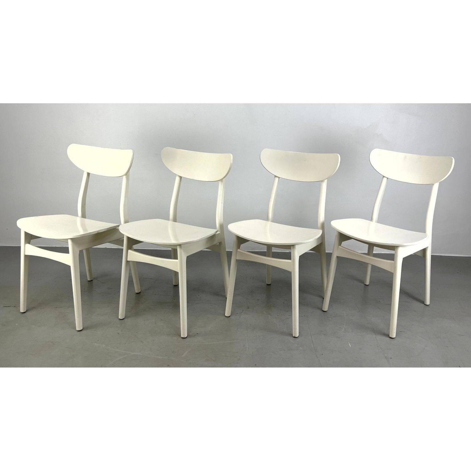 Set 4 Contemporary Danish Style 2b981e