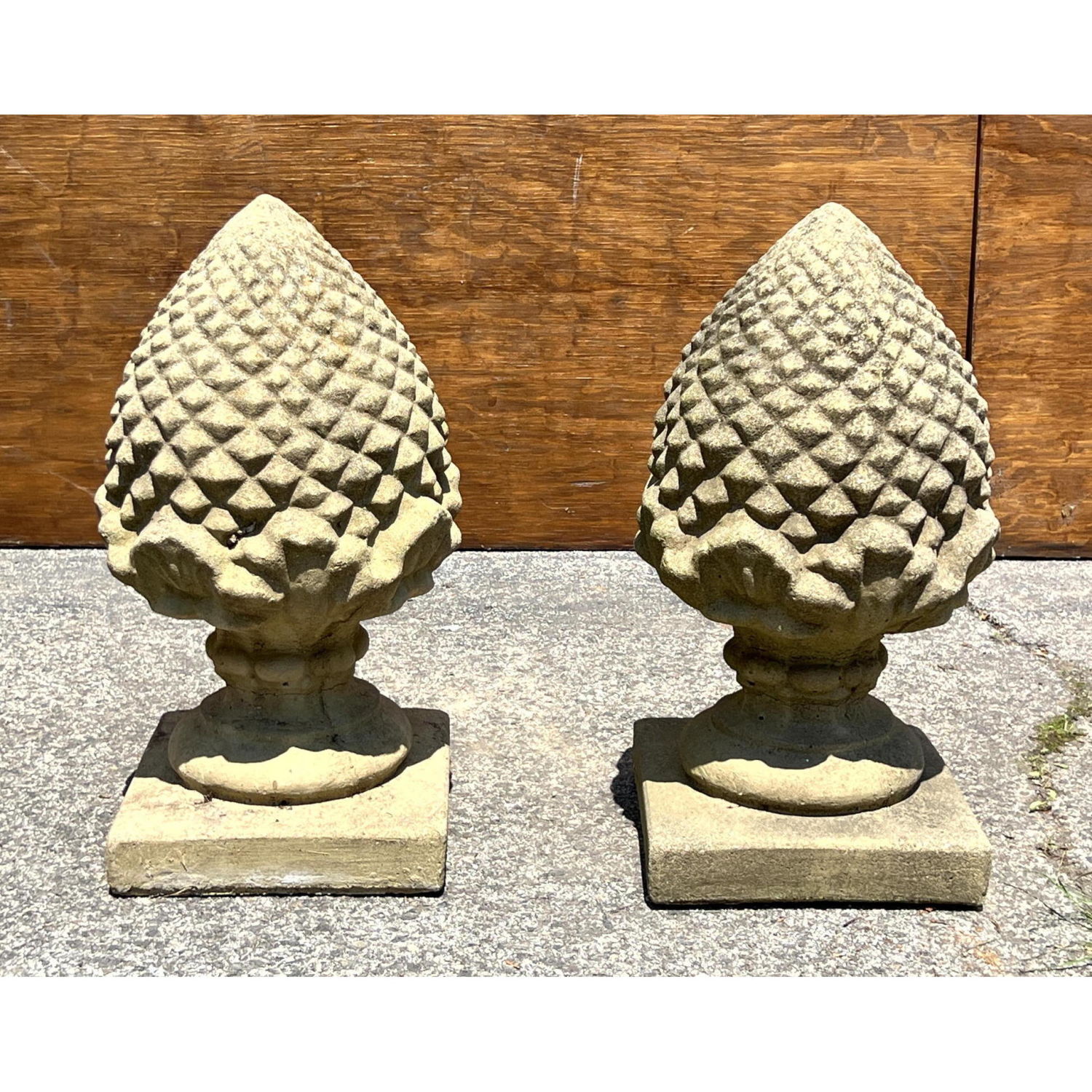 Pr Figural Pine Cone Form Outdoor 2b9856