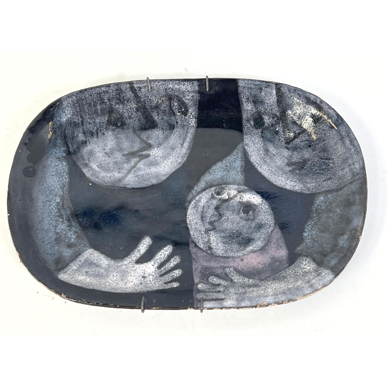 Claire Lambert Ceramic Plate. Figural