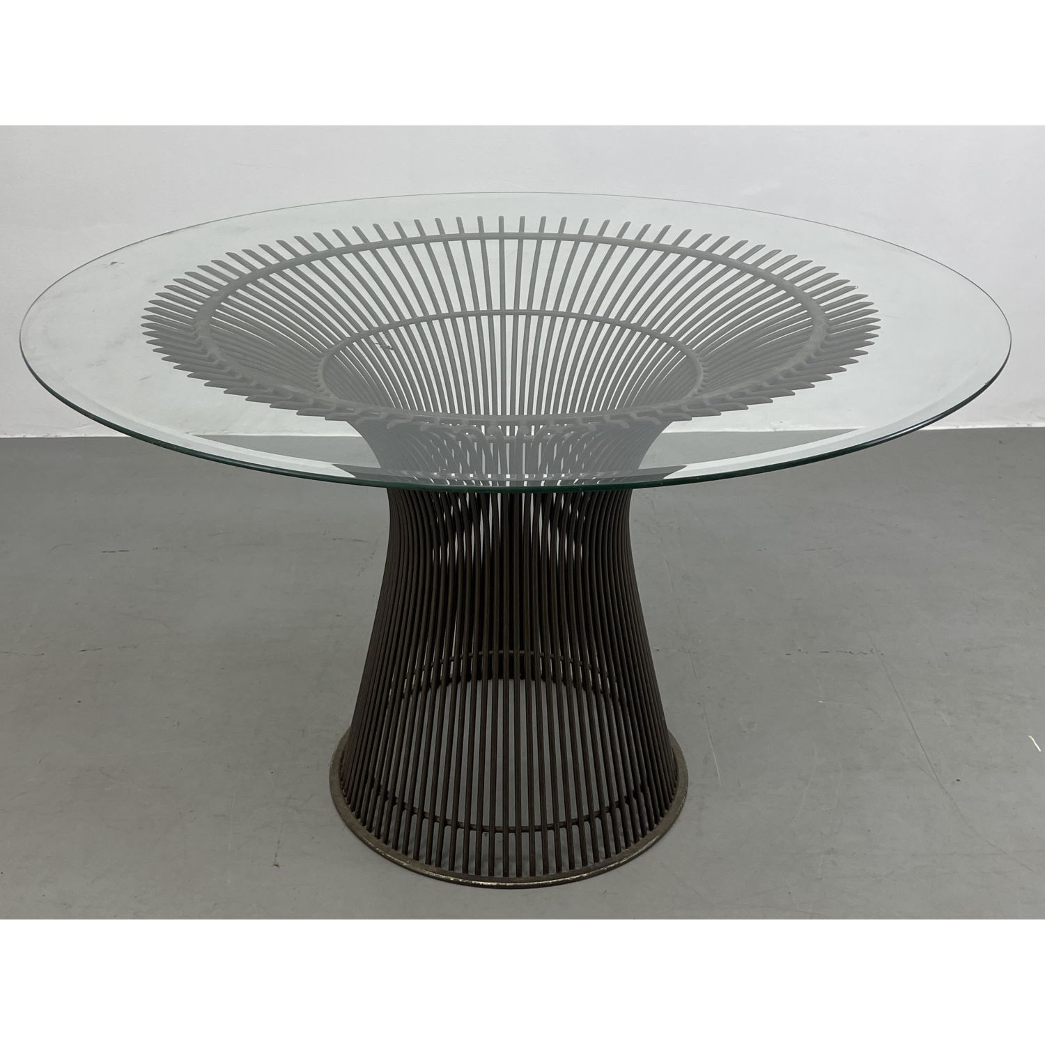 Warren Platner Bronze Finish Dining