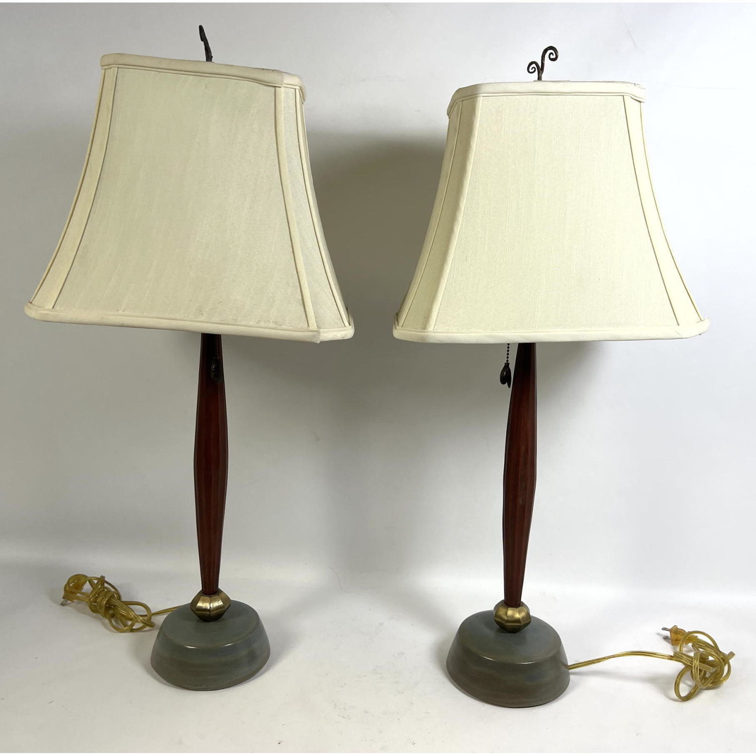 Pr ALTAMIRA Art Pottery Table Lamps  2b9a9c