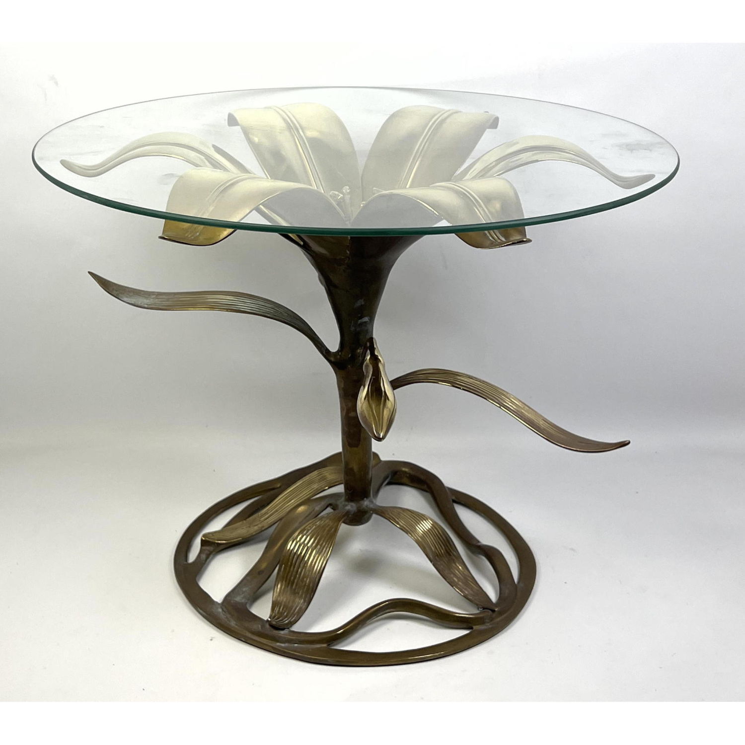 ARTHUR COURT style Gilt Metal Lily