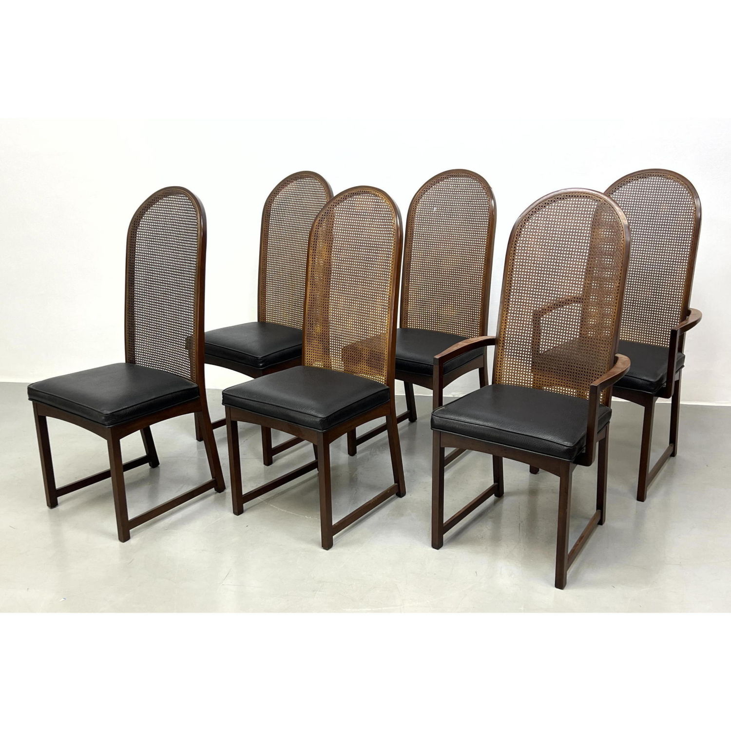 Set of six Milo Baughman chairs 2b9afc