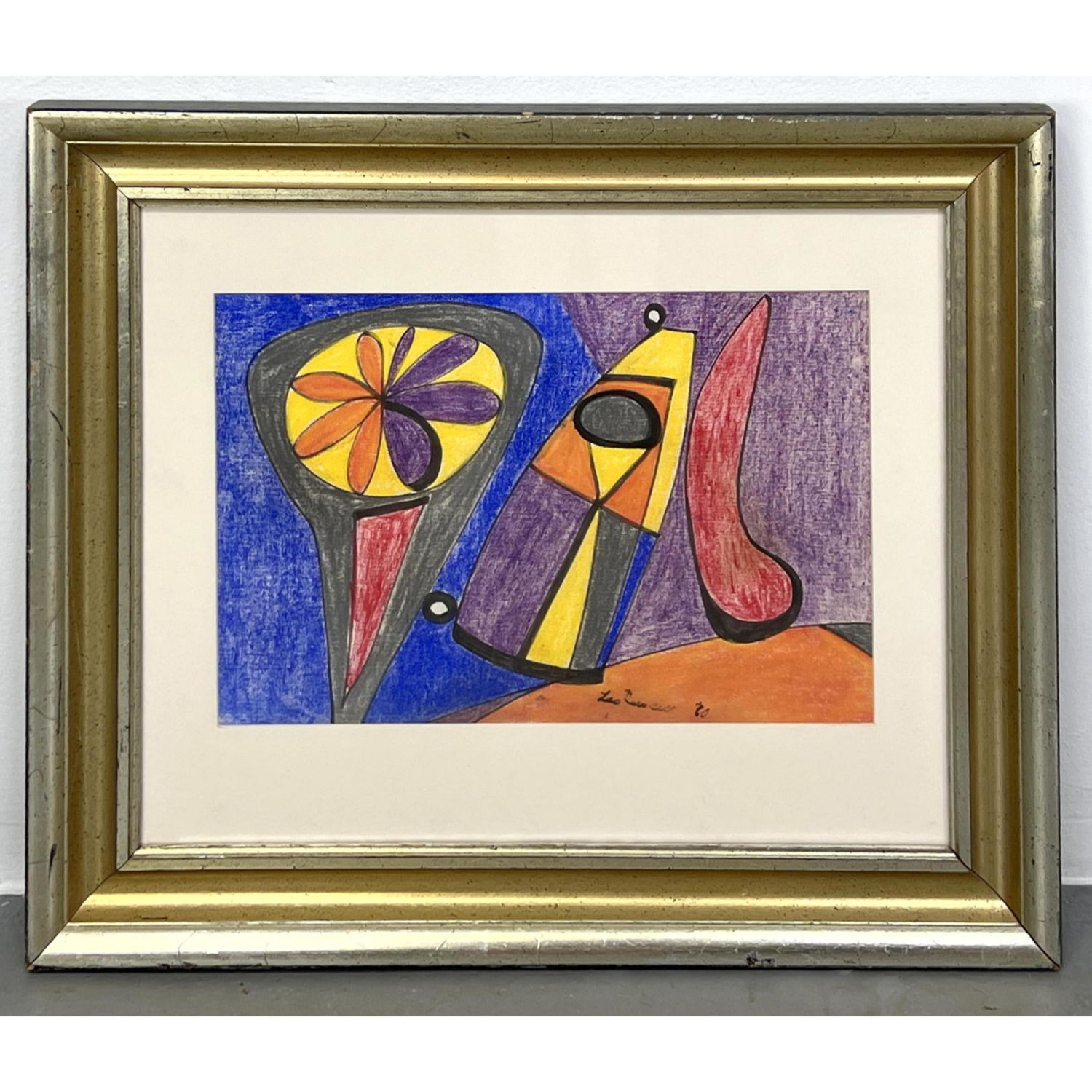 LEO RUSSELL Modernist Abstract 2b9b2c