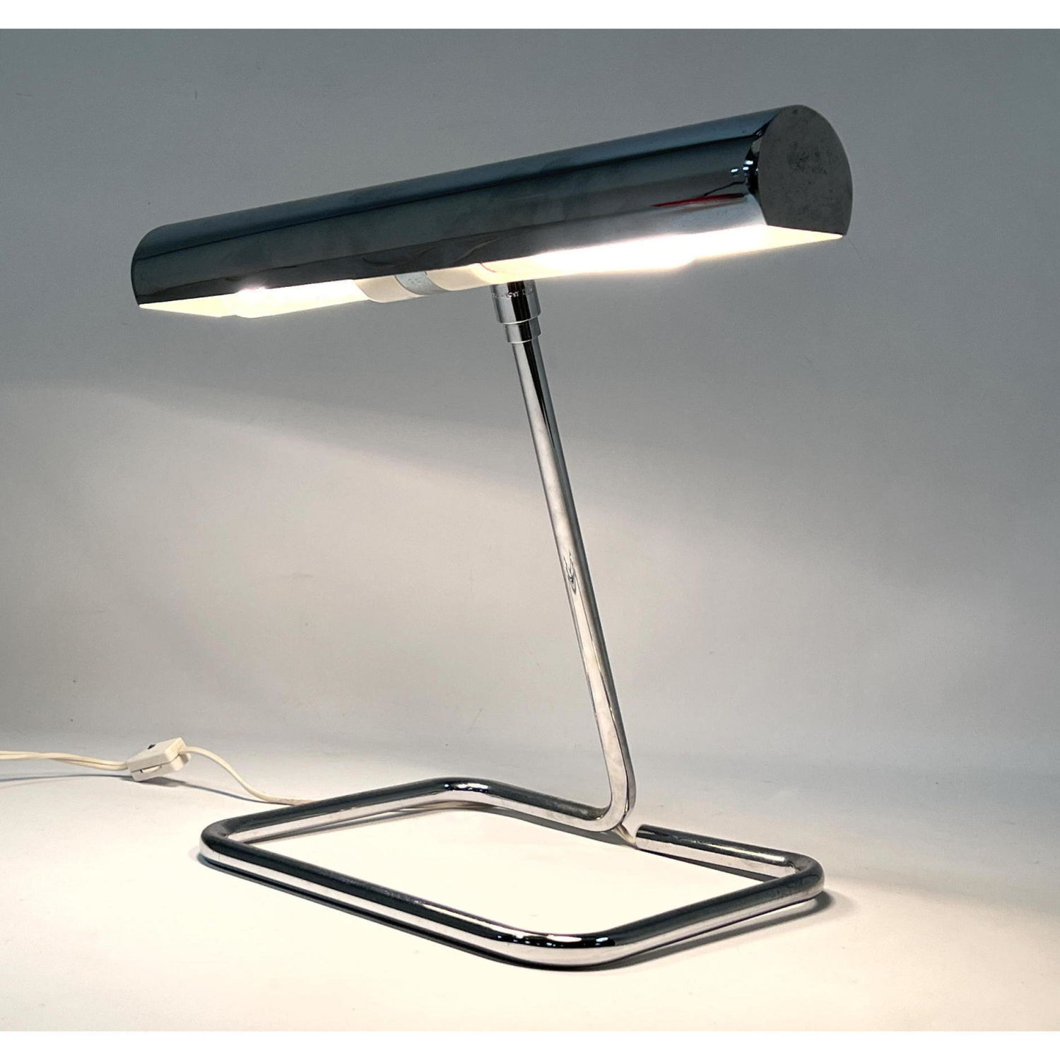 KOCH and LOWY chrome desk lamp.