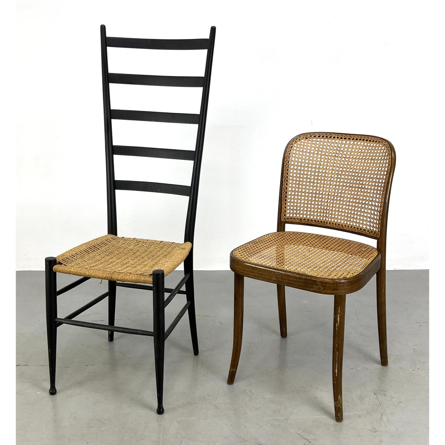 2 Mid Century Modern Chairs. Ponti