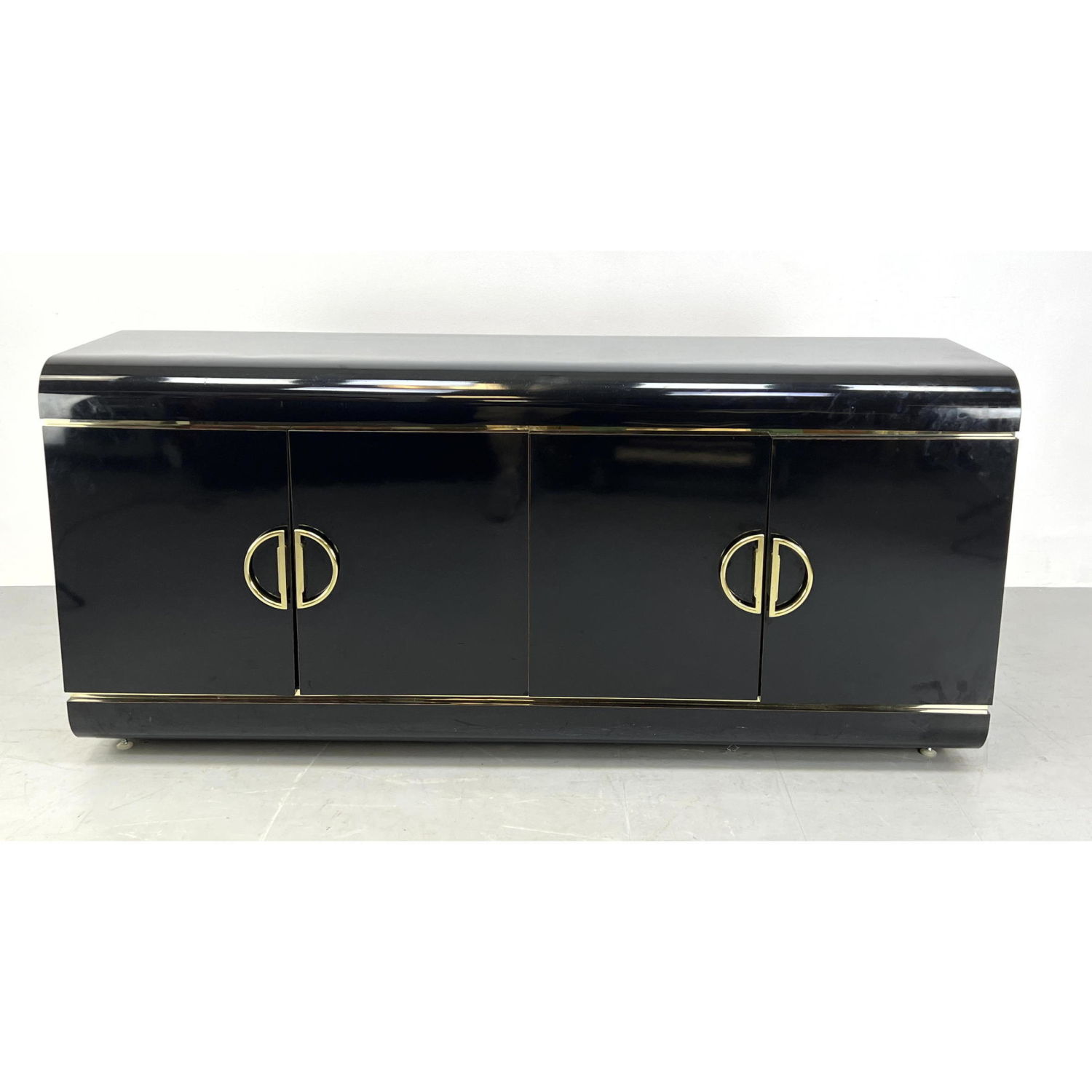 Italian Style Black Credenza With 2b9bc7