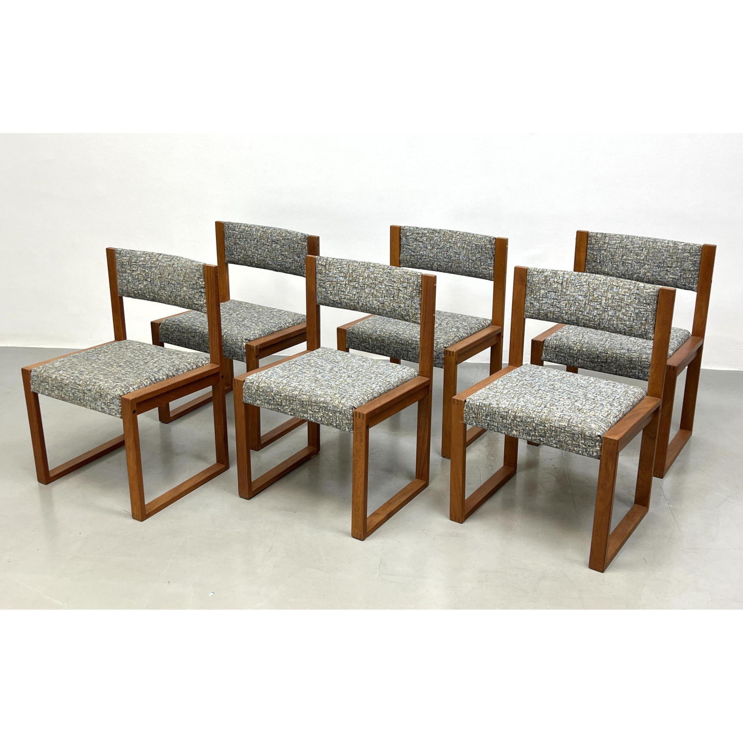 Set 6 Danish Modern Teak Dining