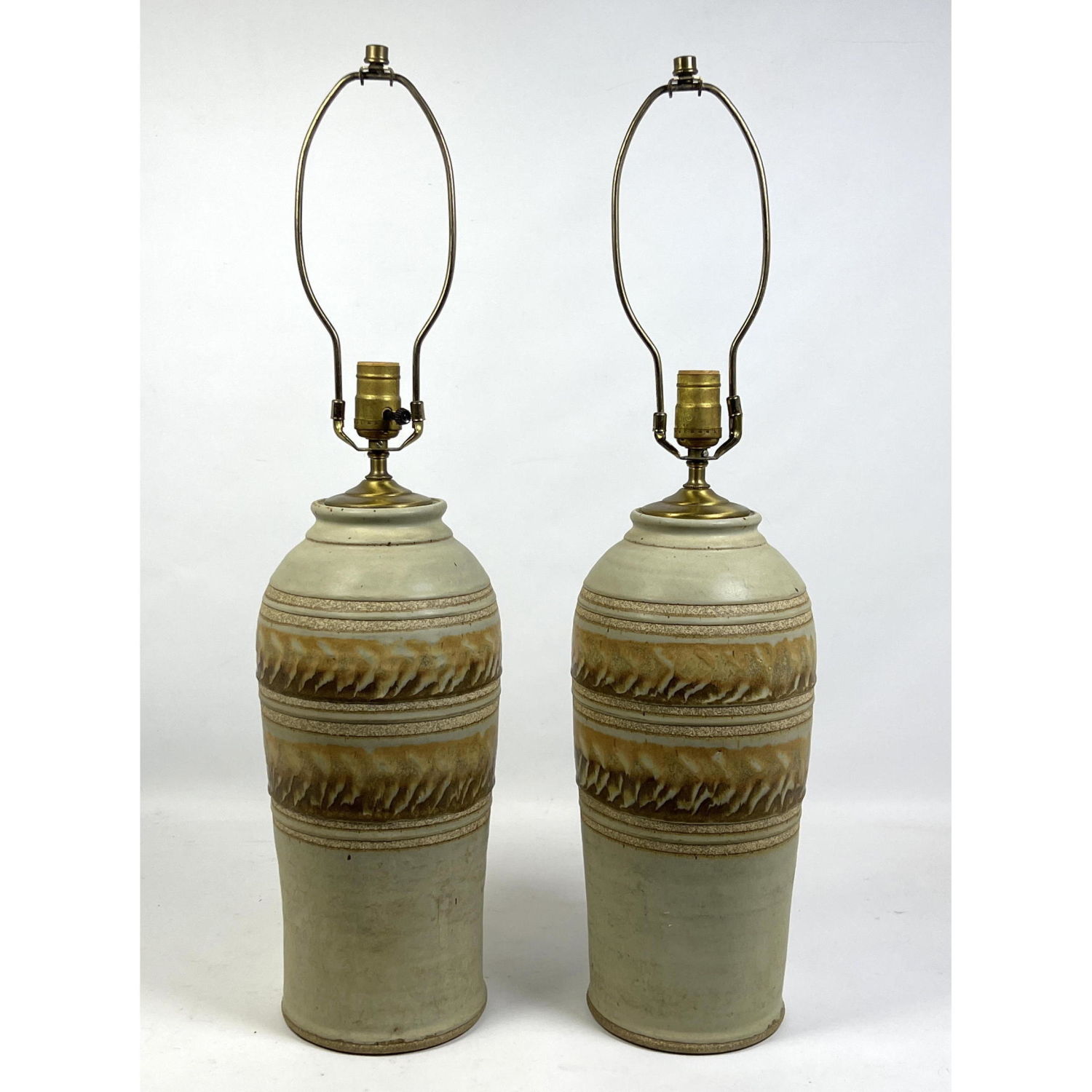 Pr Modernist Studio Pottery Lamps  2b9c1c