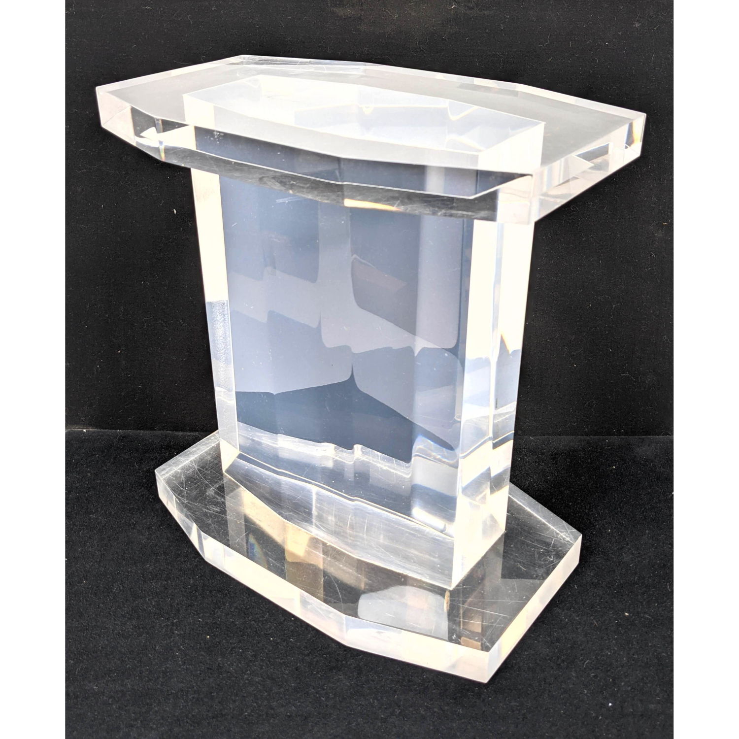 Multi Faceted Lucite Stand Display