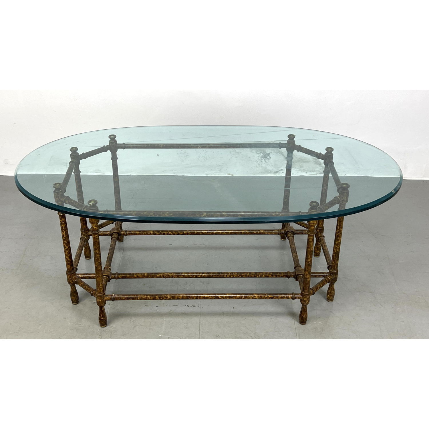 Glass Top Modernist Coffee Table  2b9cc2