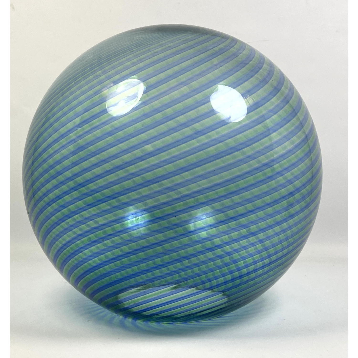Large Murano Glass Ball Sculpture.