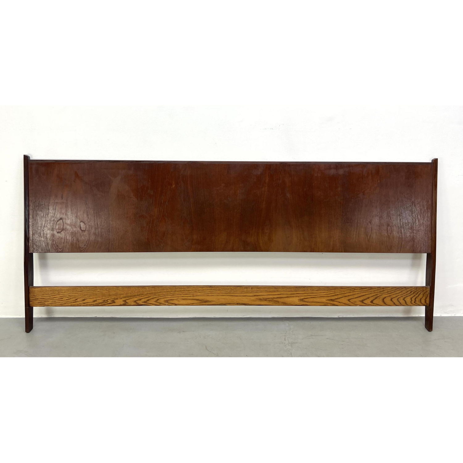 Danish Modern Teak King Size Headboard.