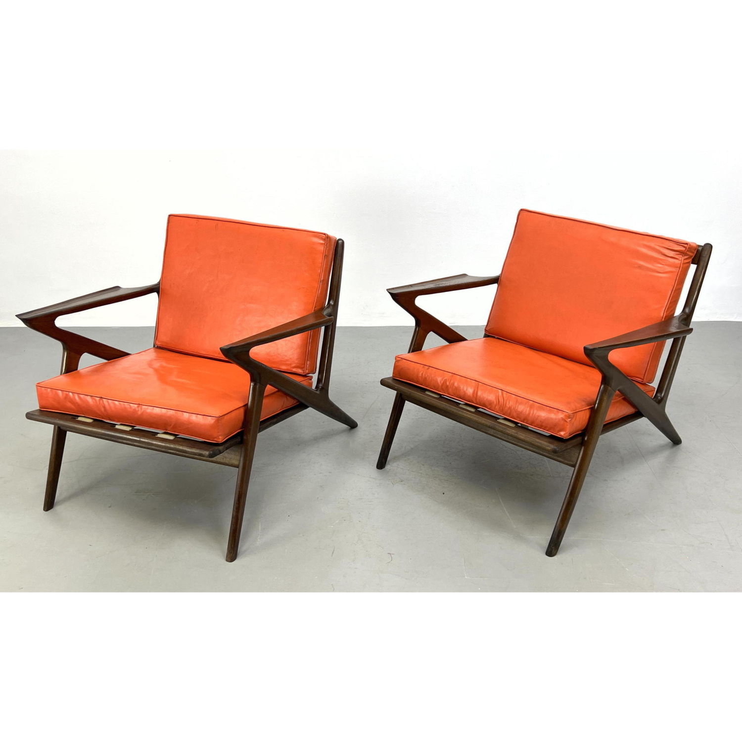 Pr Poul Jensen Z Lounge Chairs.