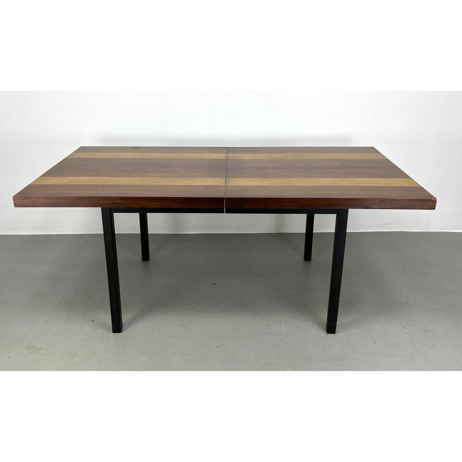 Milo Baughman Dining Table. Ebonized