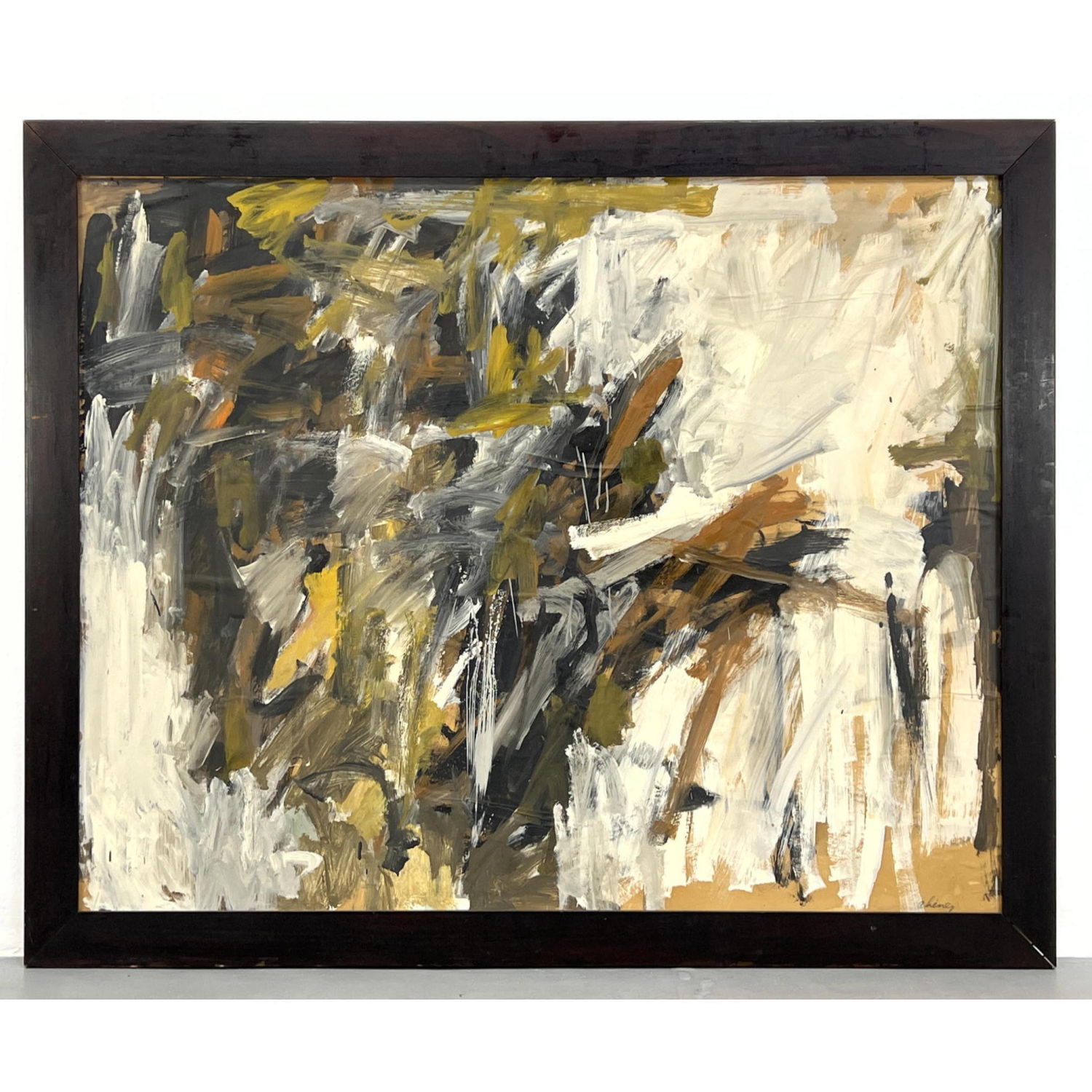 CHENEY Abstract Expressionist Oil 2b9d9b