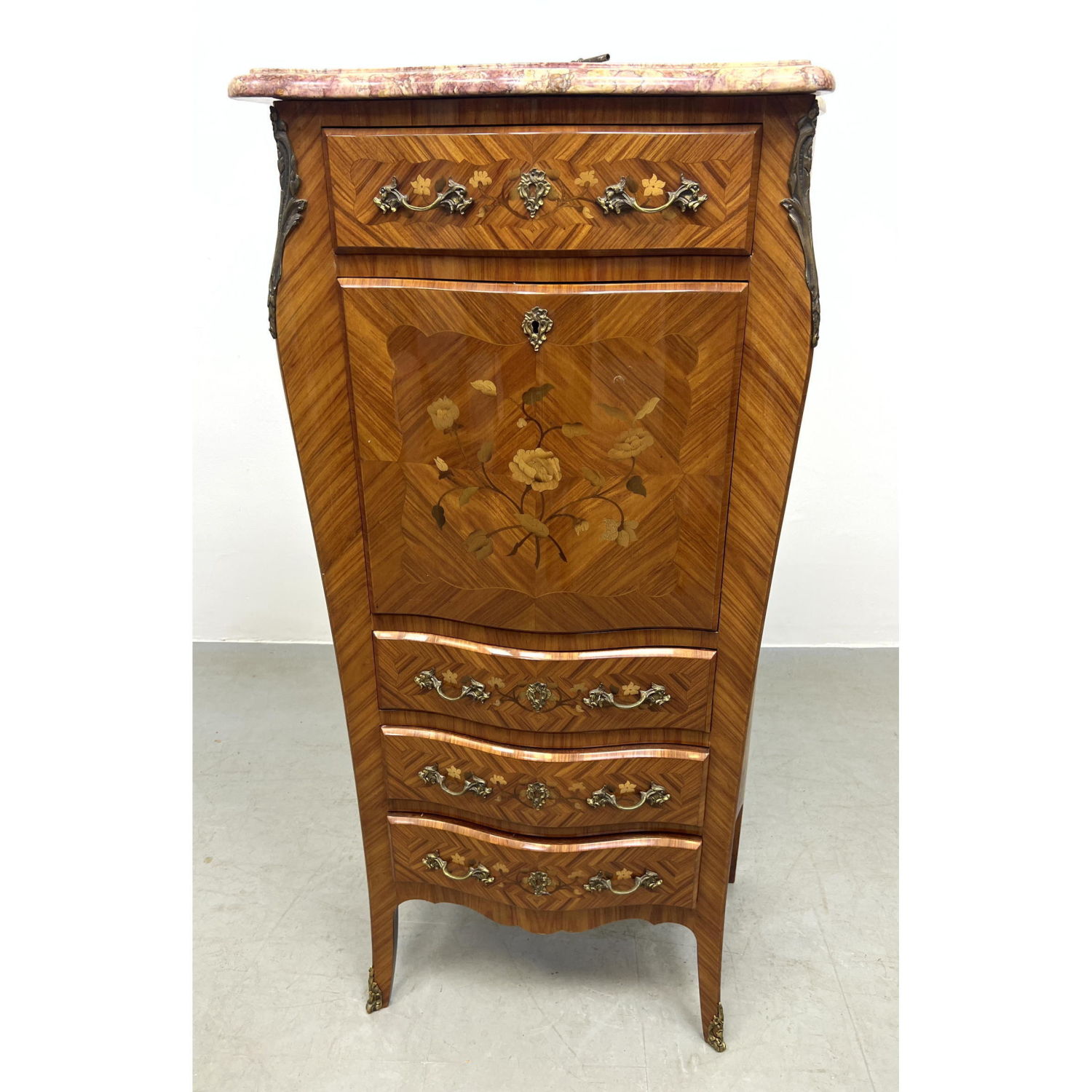 French Style Inlaid Marble Top 2b9f91