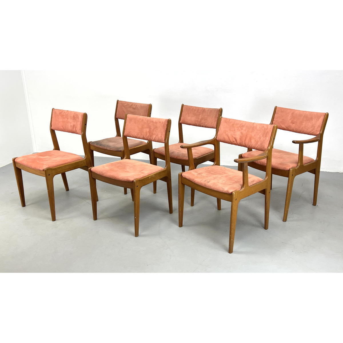 Set 6 Danish Modern Teak Dining 2b9fac