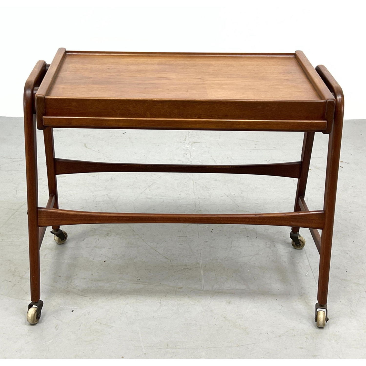 Danish Modern Teak Bar Cart Server 2b9fb7