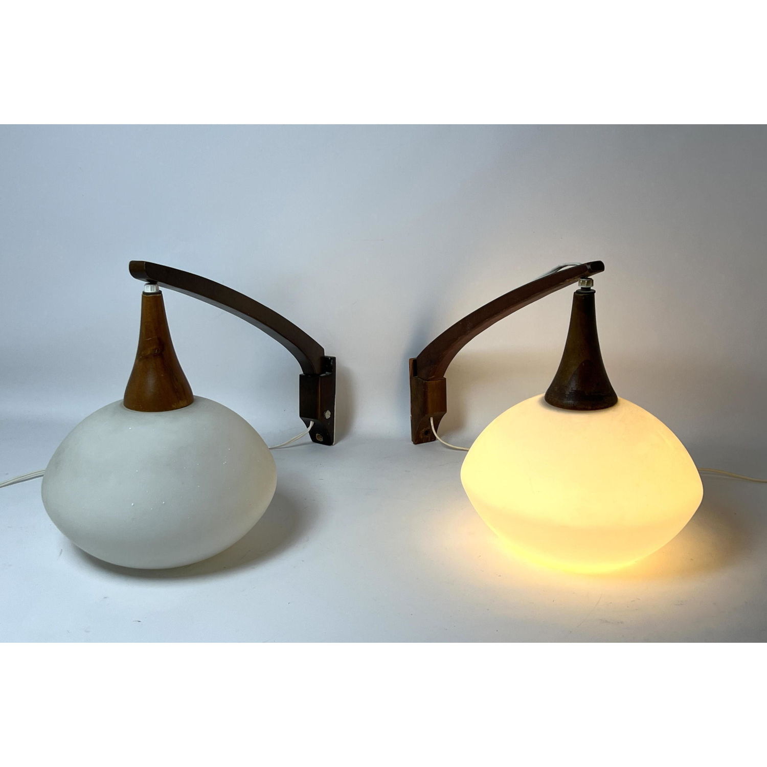 Pr Danish Modern Mounted Sconce 2b9fd4