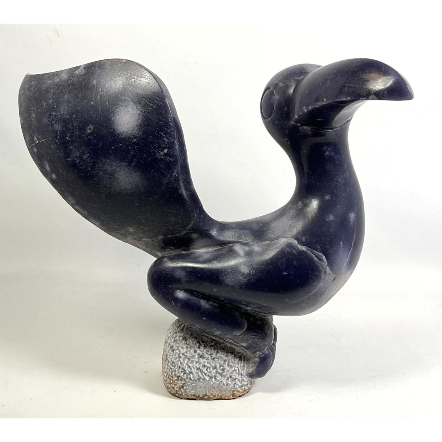Tinashe Makaza Marble Bird Sculpture.