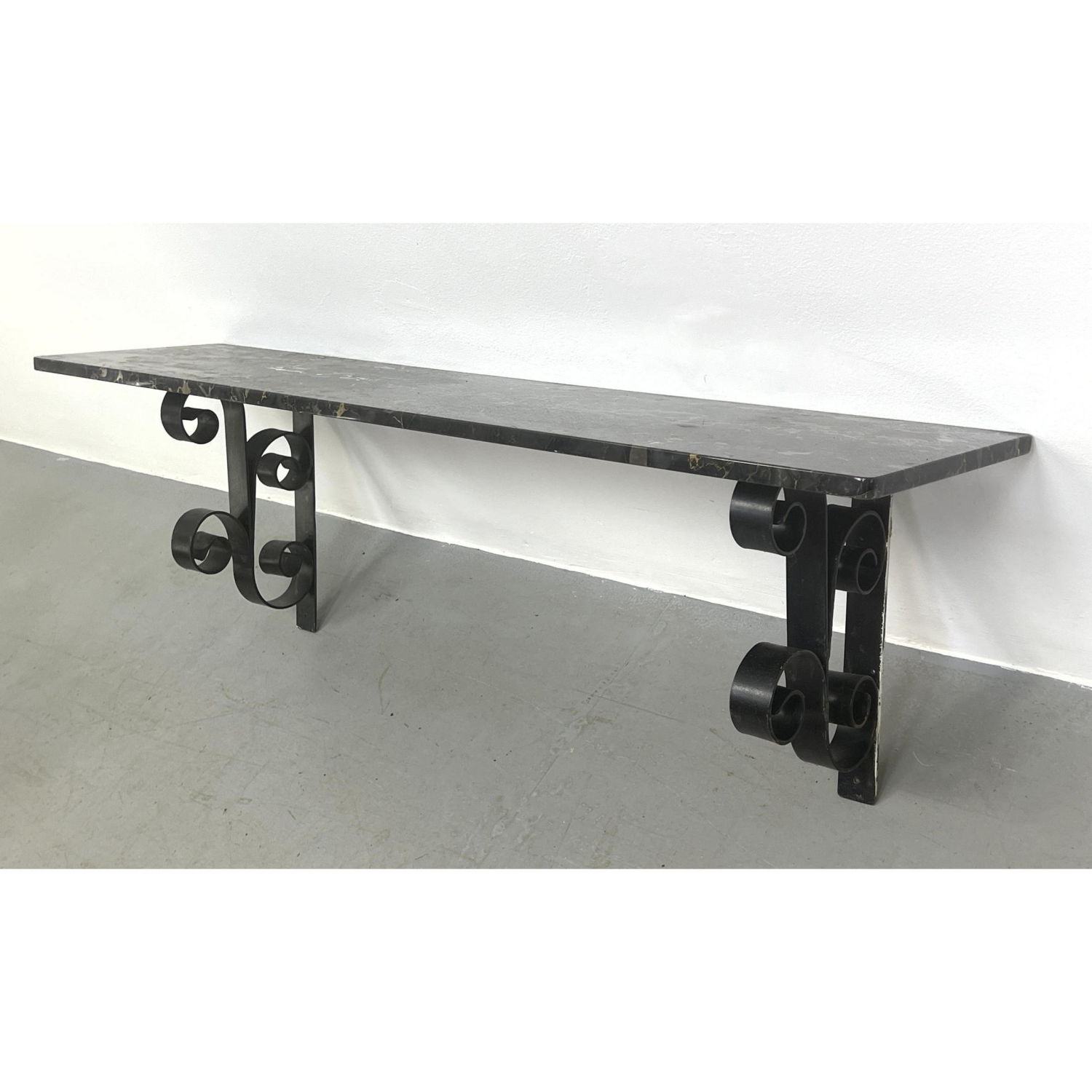 Black Marble Shelf on Wall Mounted 2ba103