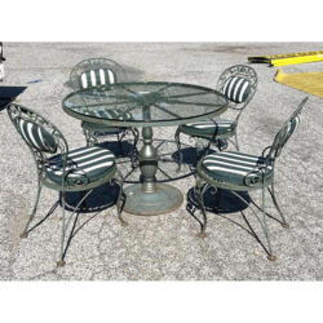 5pc Outdoor Garden Dining Table