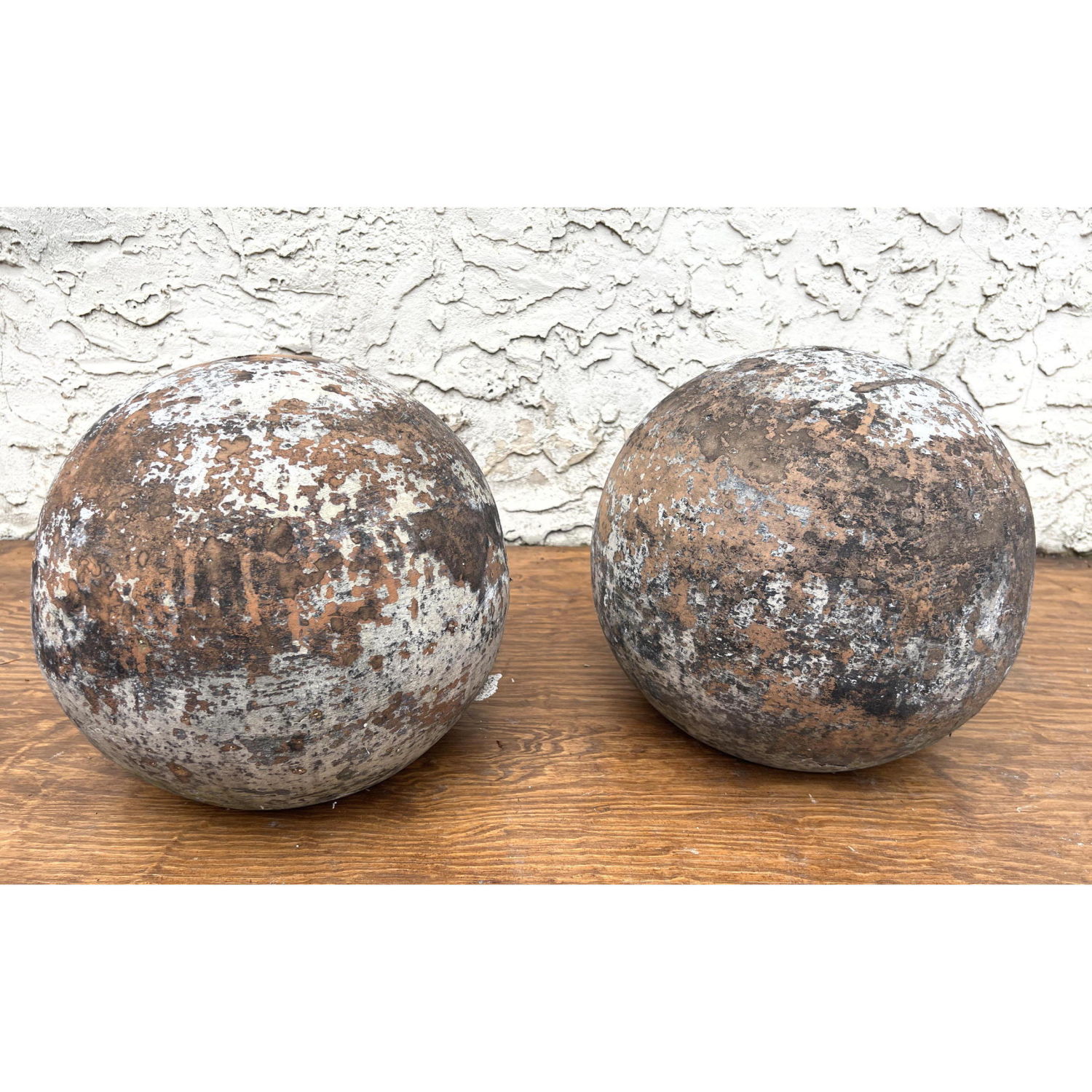 Pr Terracotta Garden Ball Sculptures 2ba1b5