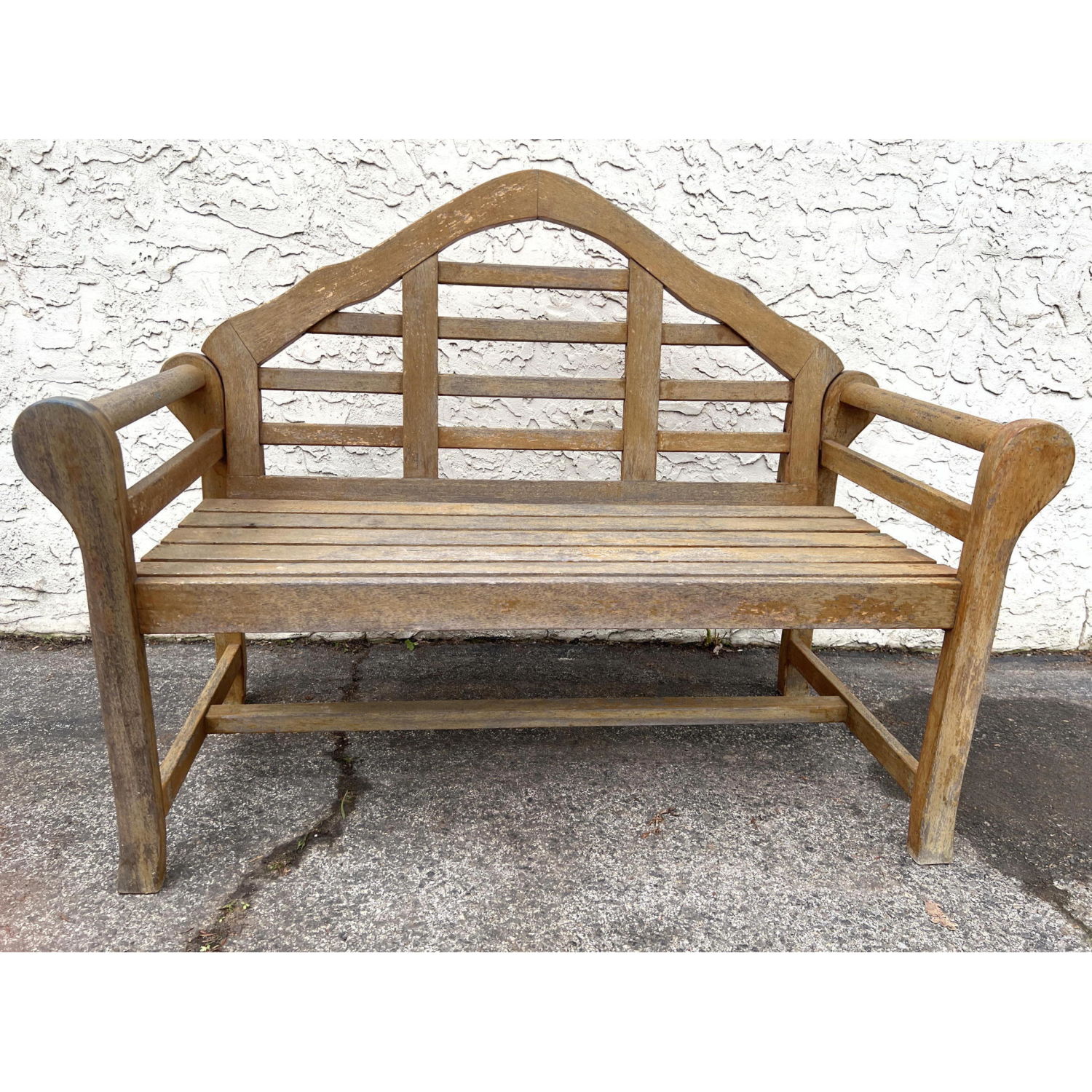 Teak Garden Bench. 

Dimensions: