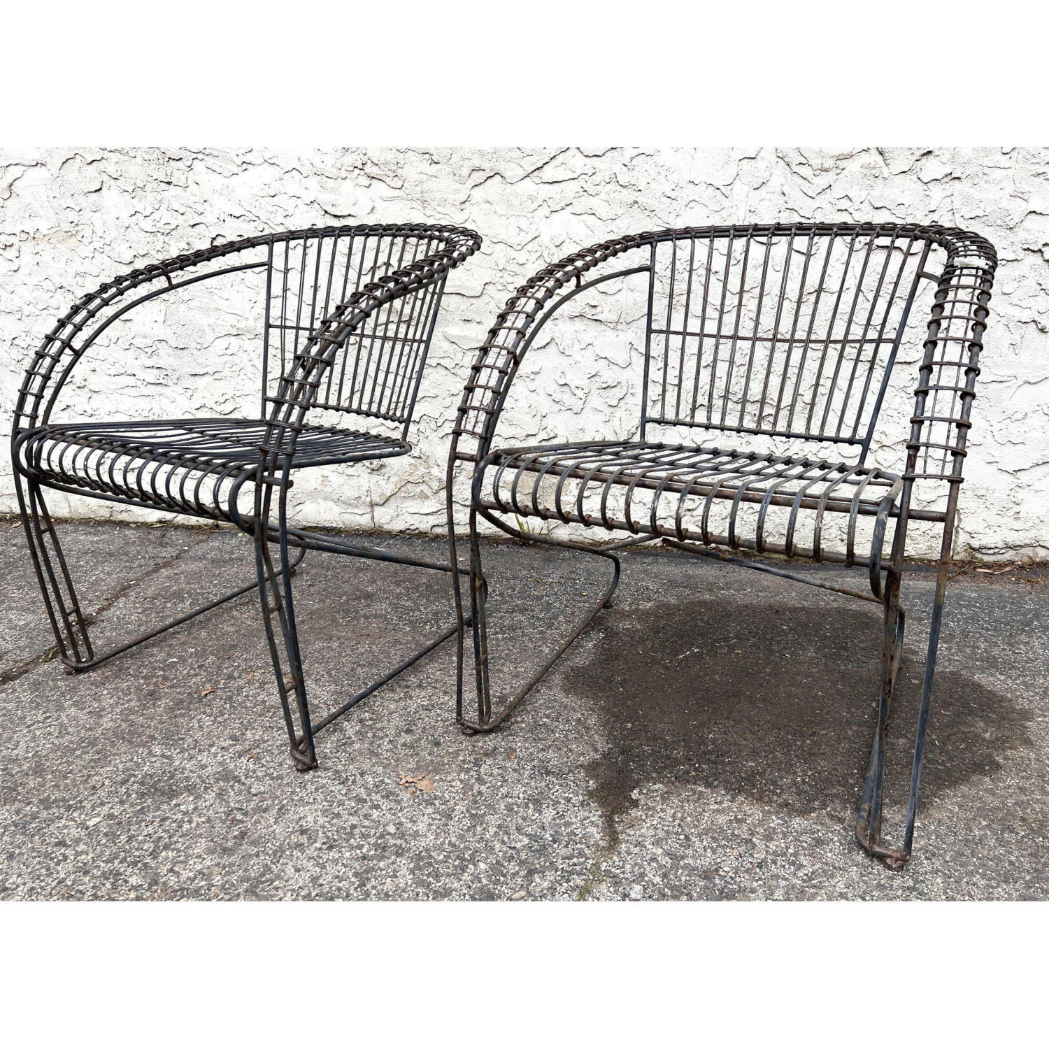 Pr Modernist Iron Outdoor Lounge