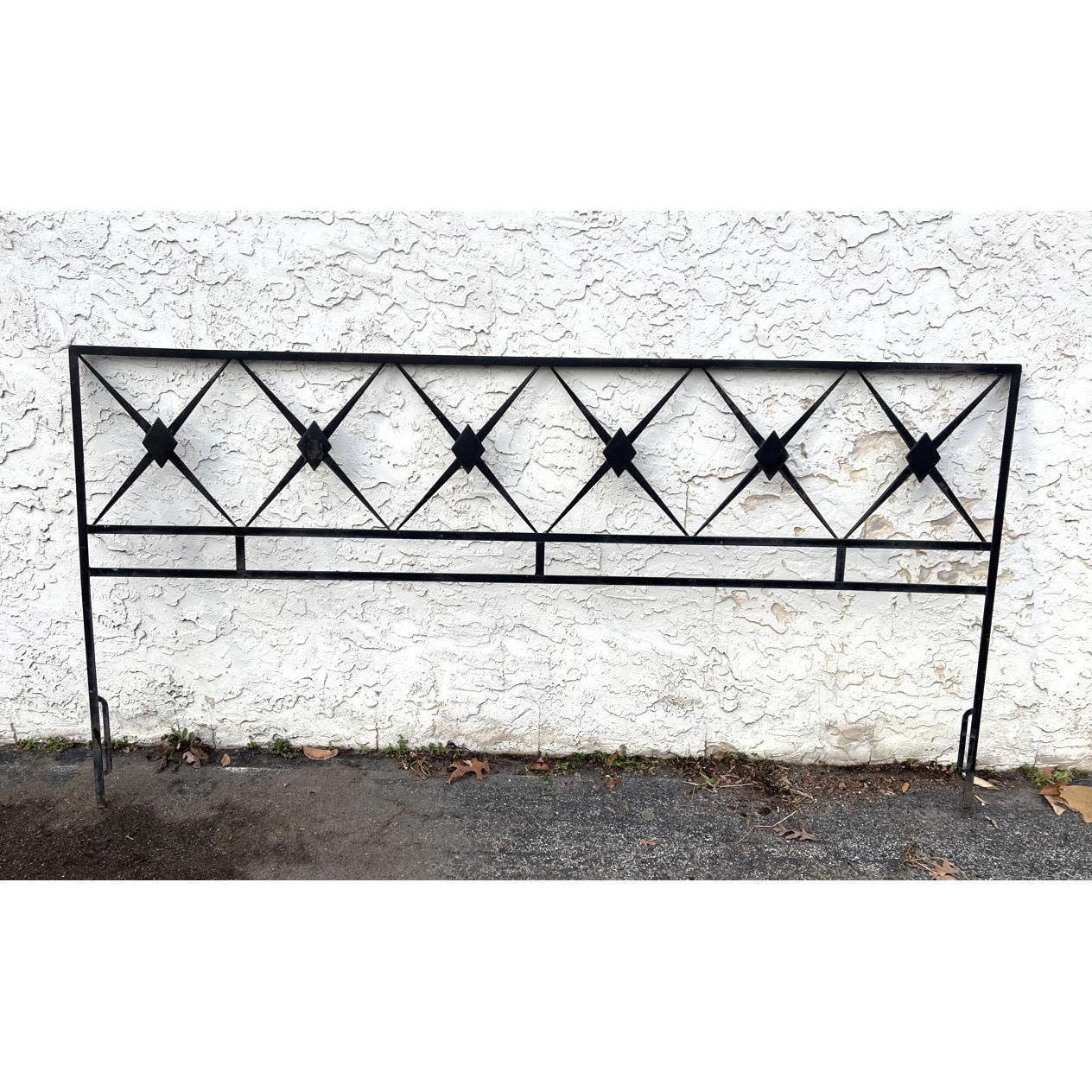 Wrought Iron Parzinger Style Headboard 2ba223