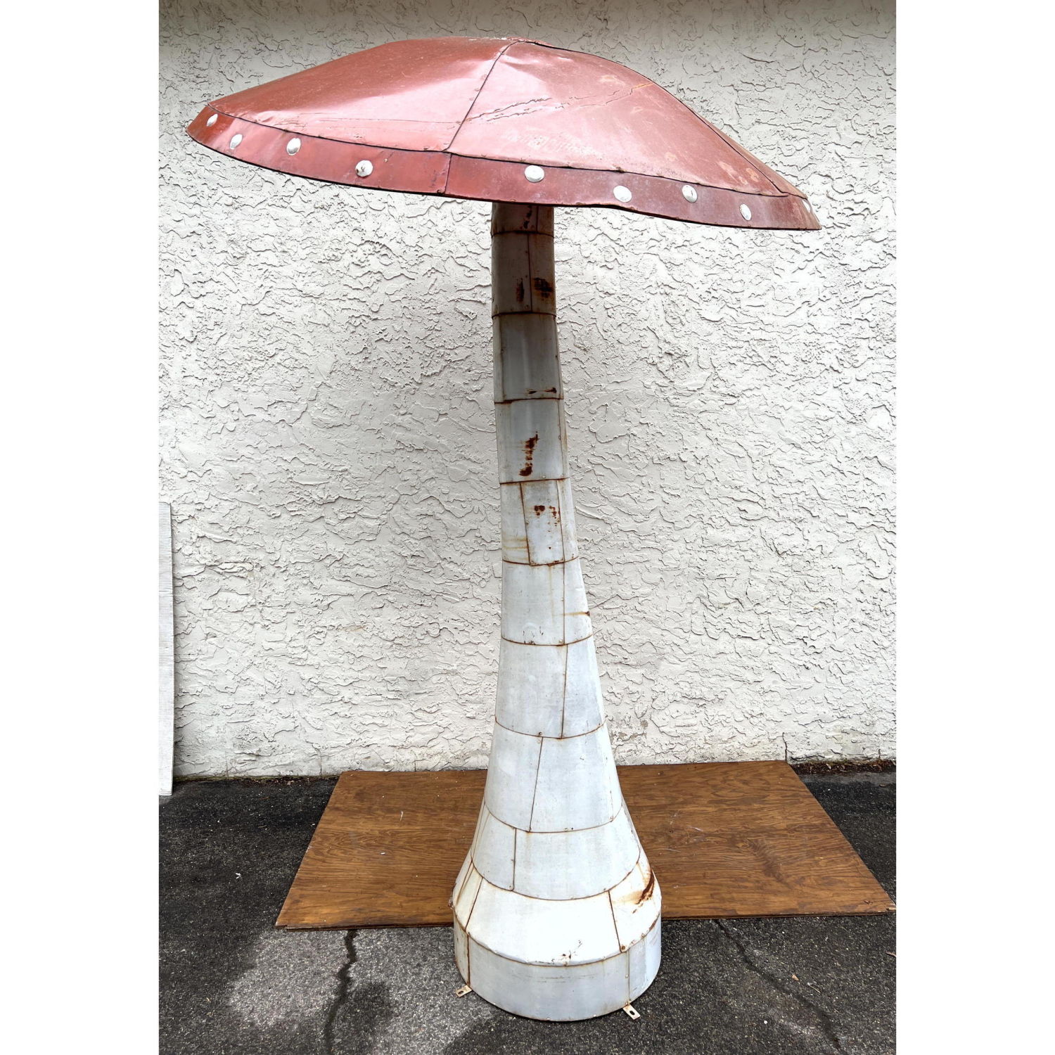 8ft Large Steel Mushroom Garden 2ba226