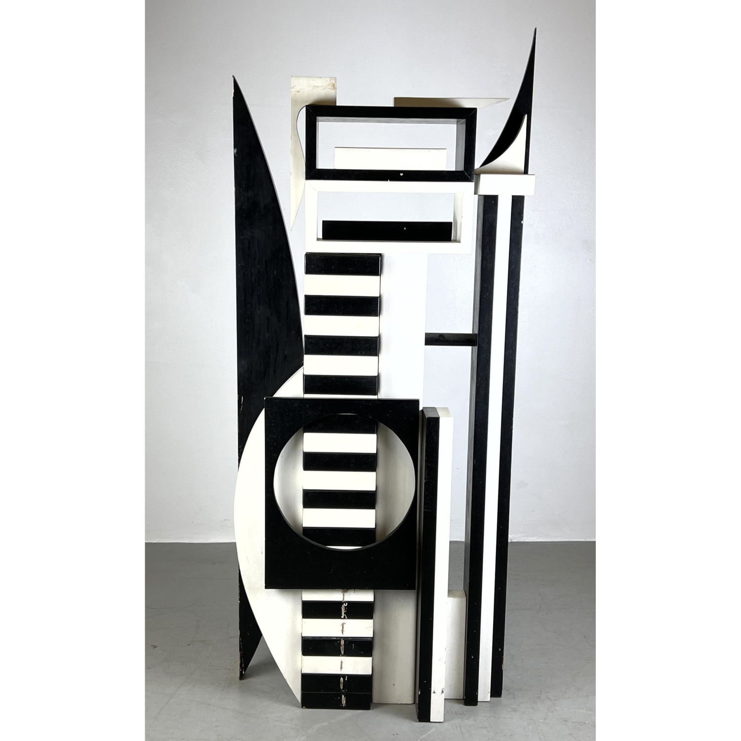 Op Art Black and White Painted 2ba3d2