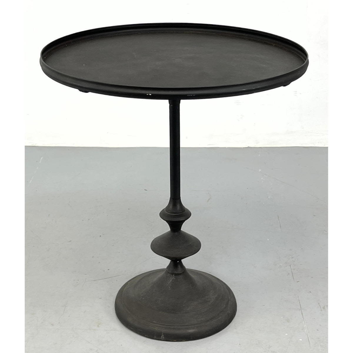 Round Metal Side Table Stand. Giacometti