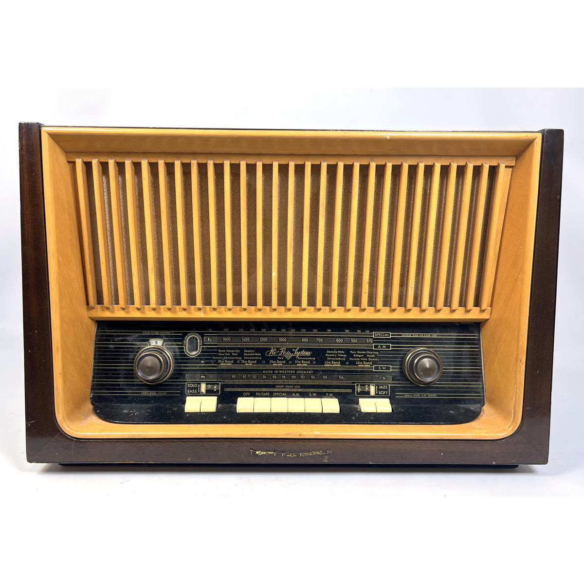 Mid century Telefunken radio multi