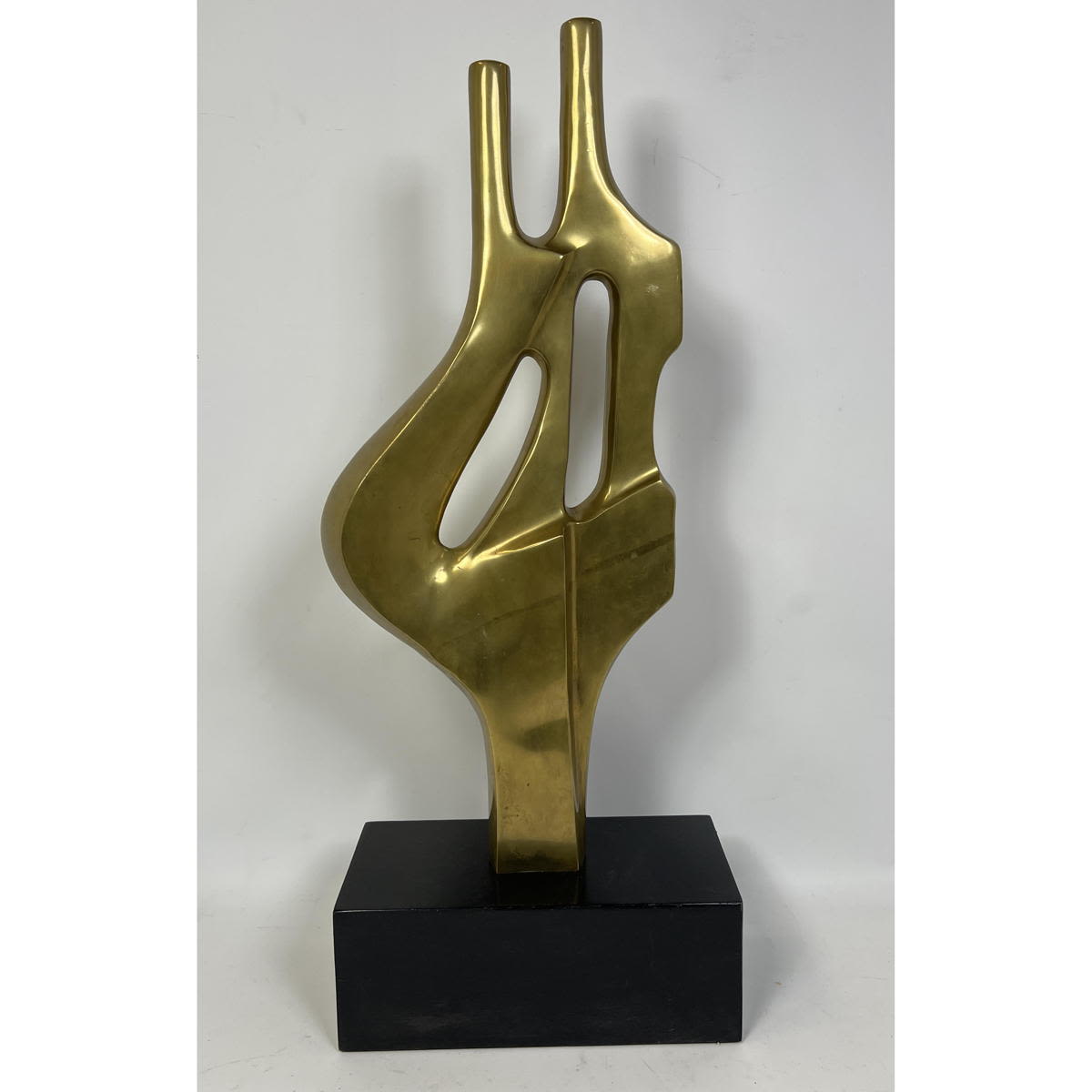 Brass Mid Century Modern Abstract