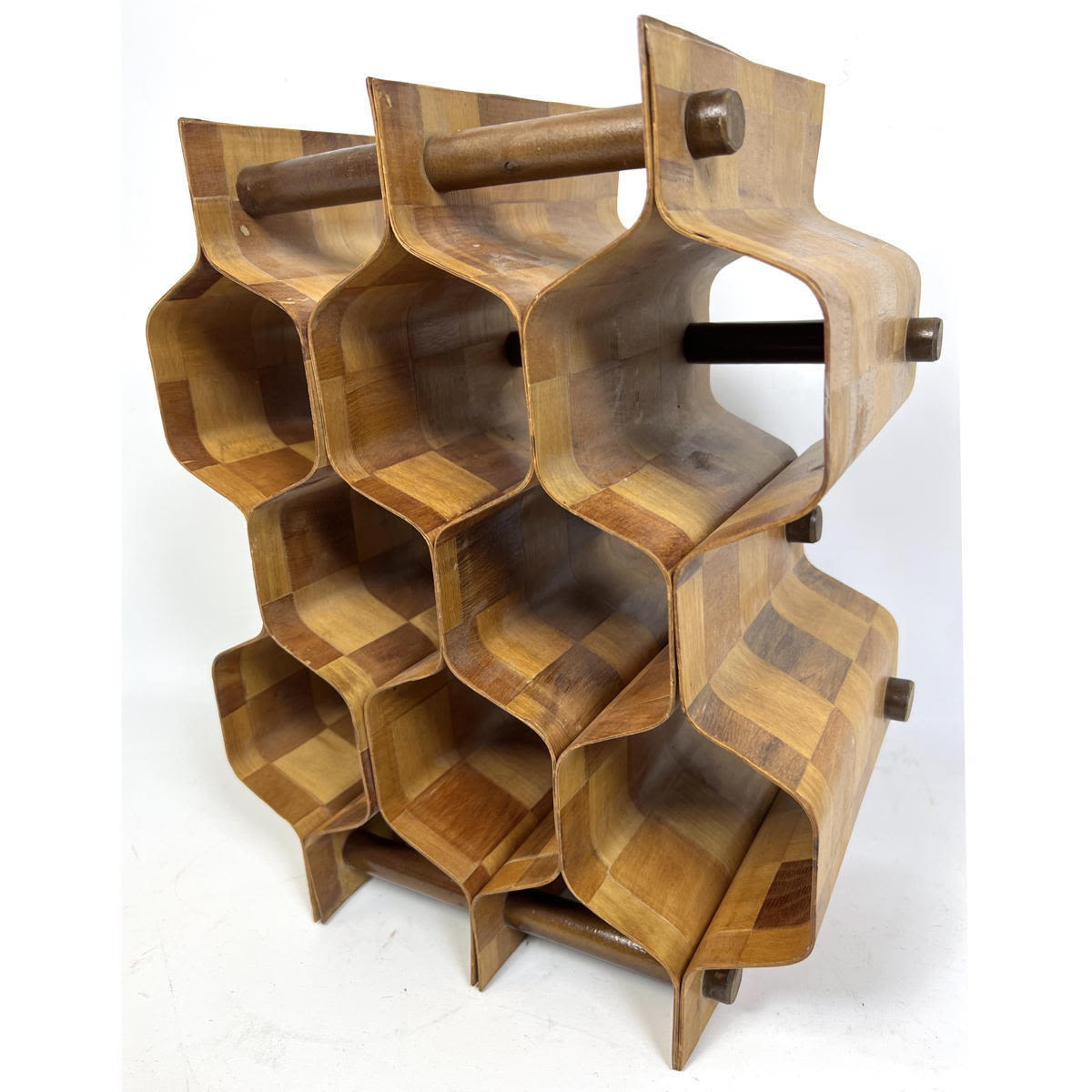 Honeycomb form Laminated Wood Modernist 2b7f65