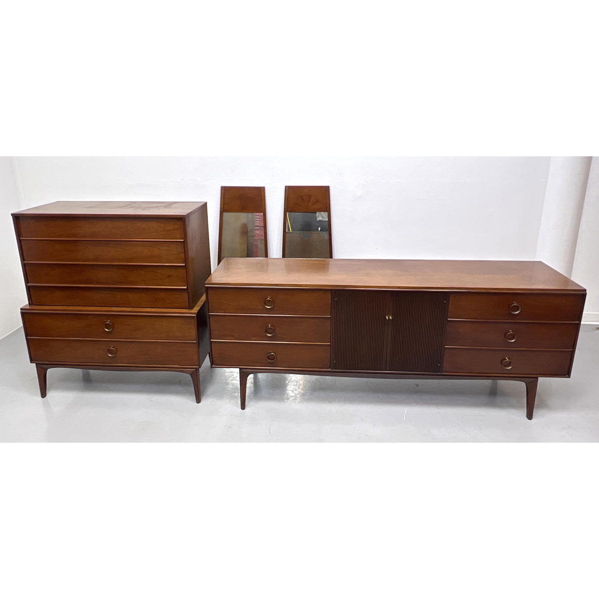 4pc LANE Walnut Partial Bedroom 2b7fde