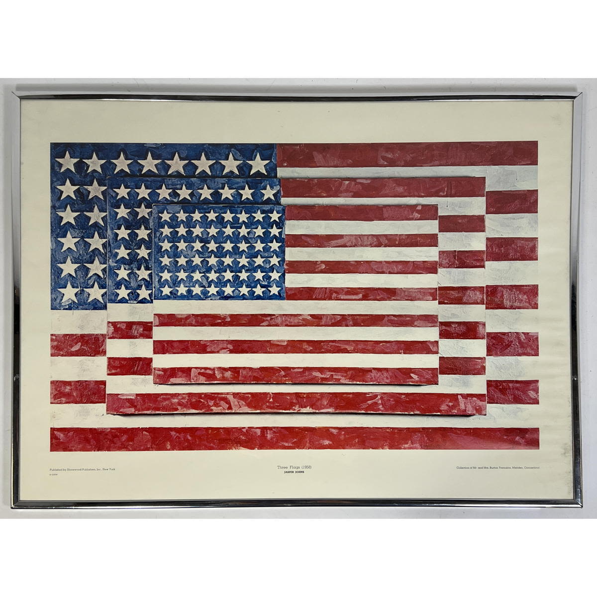 Jasper Johns American flag poster