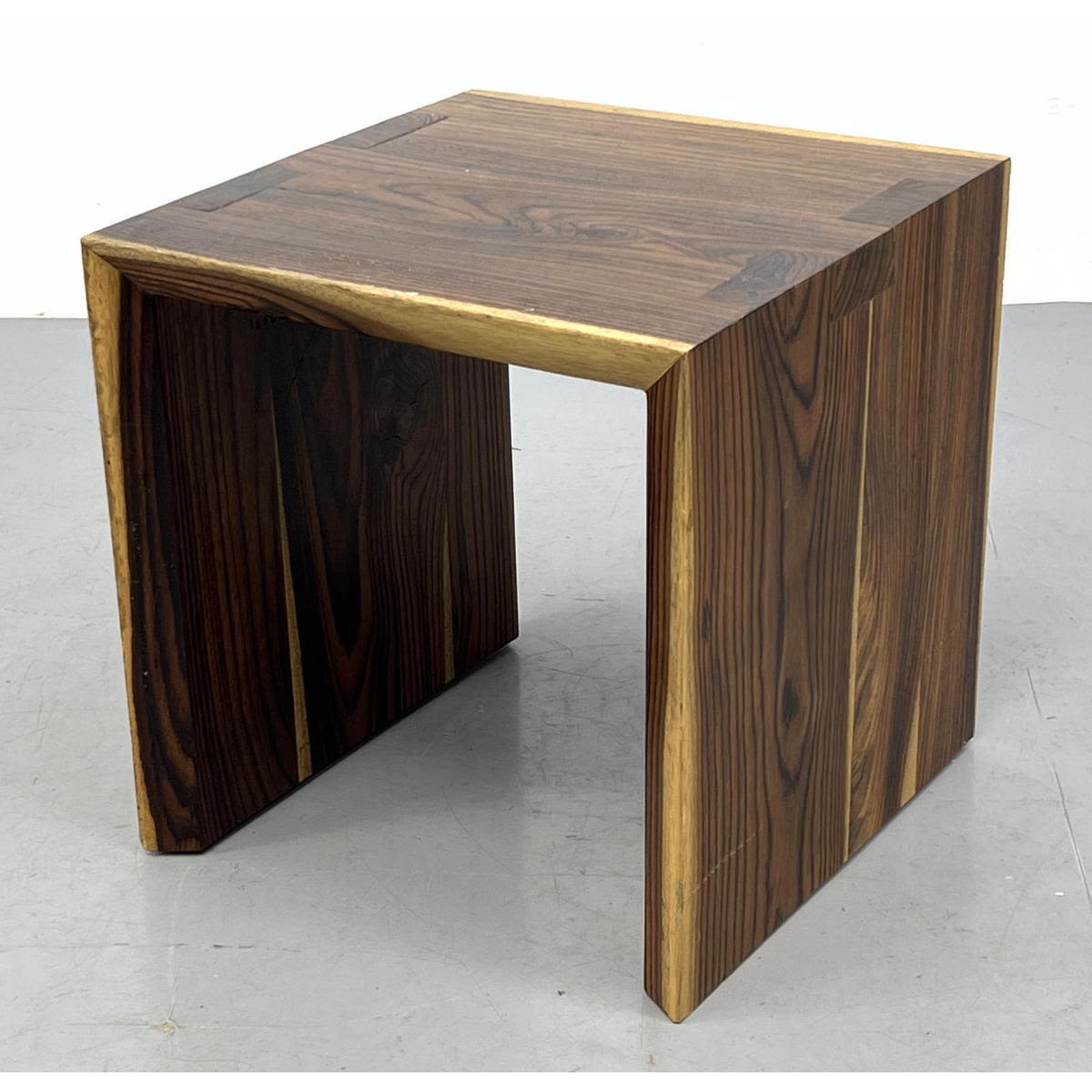 Rosewood Sap Edge Square Cube Side