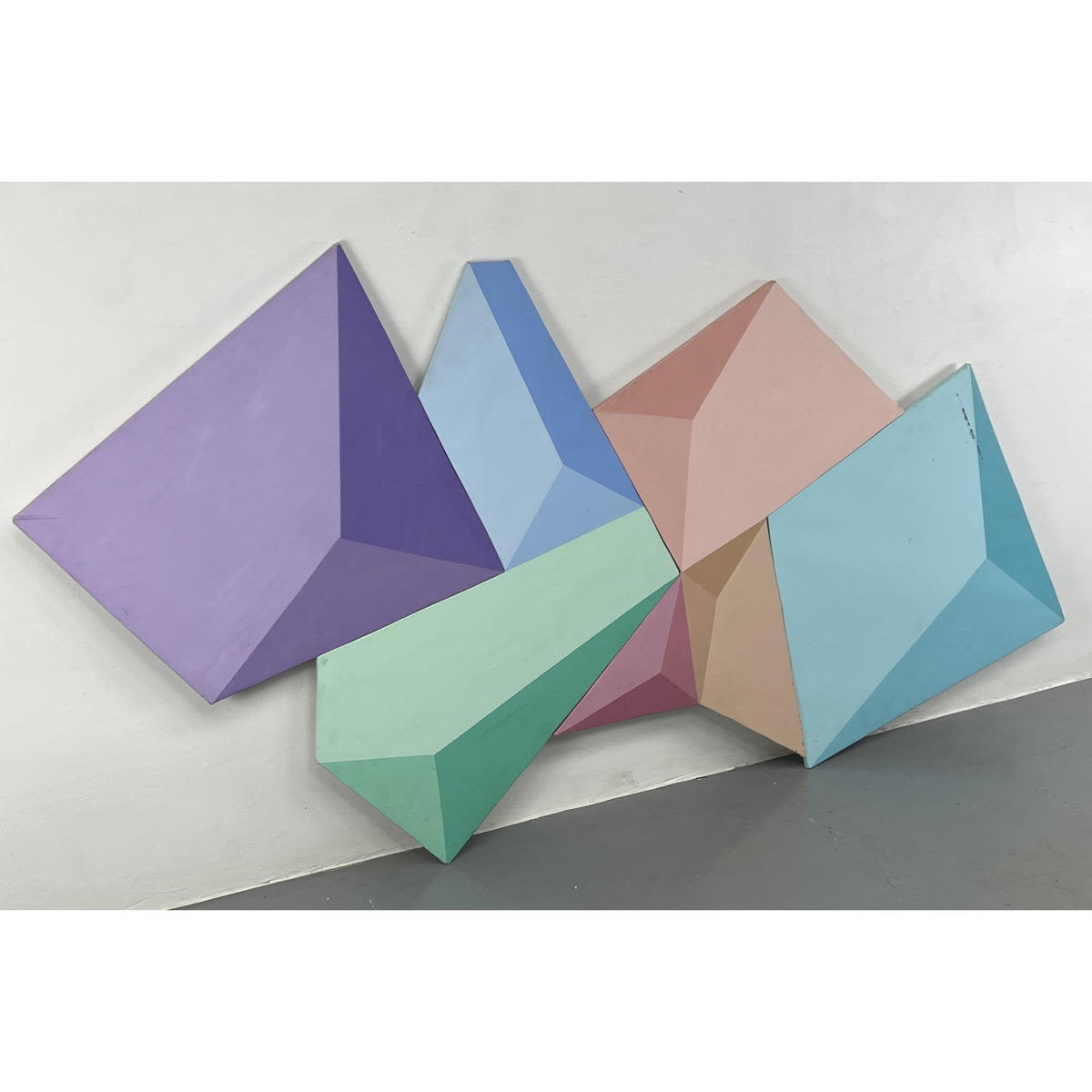 3D Shaped Canvas Abstract Modernist 2b8020