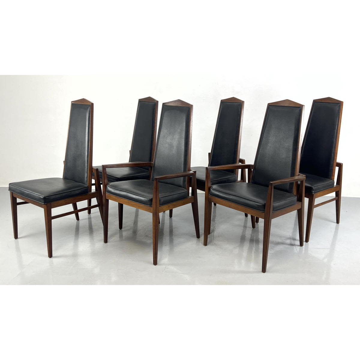 Set 6 Modernist Dining Chairs.