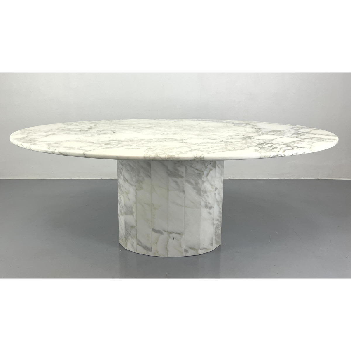 Italian style Marble Pedestal Dining