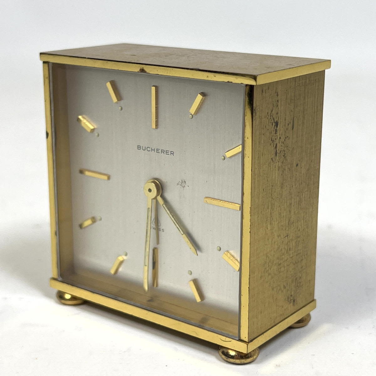 BUCHERER Swiss Small Desk Clock. 

Dimensions: