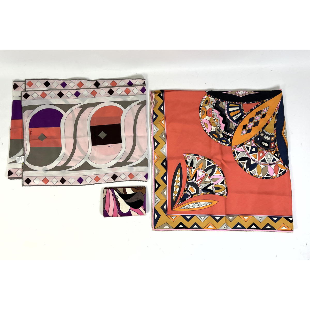 3pc Pucci Lot 2 Emilio Pucci Scarves 2b82a1