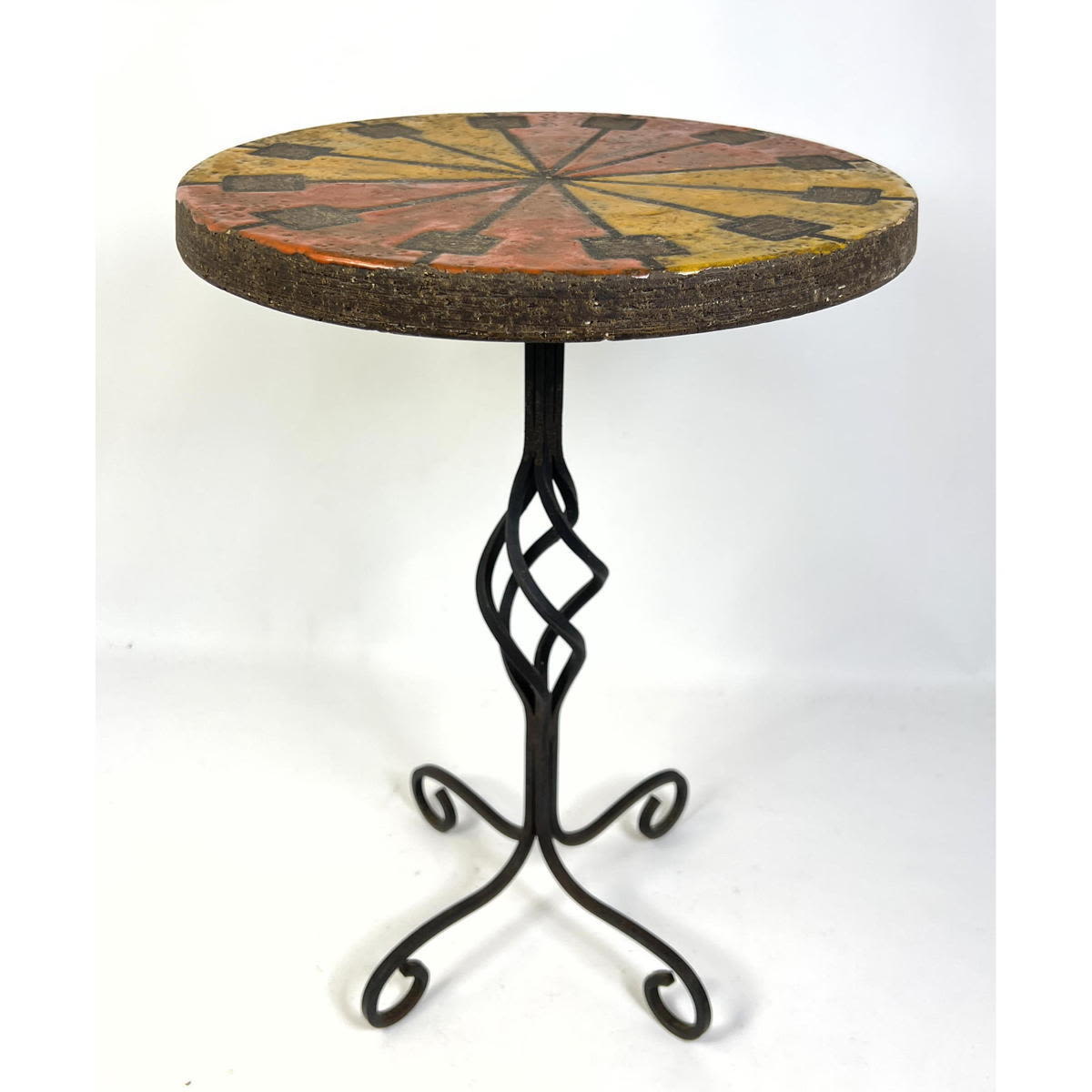 BITOSSI Glazed Pottery Tabouret