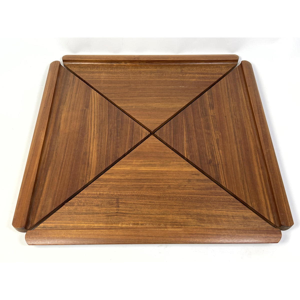 Dansk IHQ Rare Wood Section Tray 2b8319