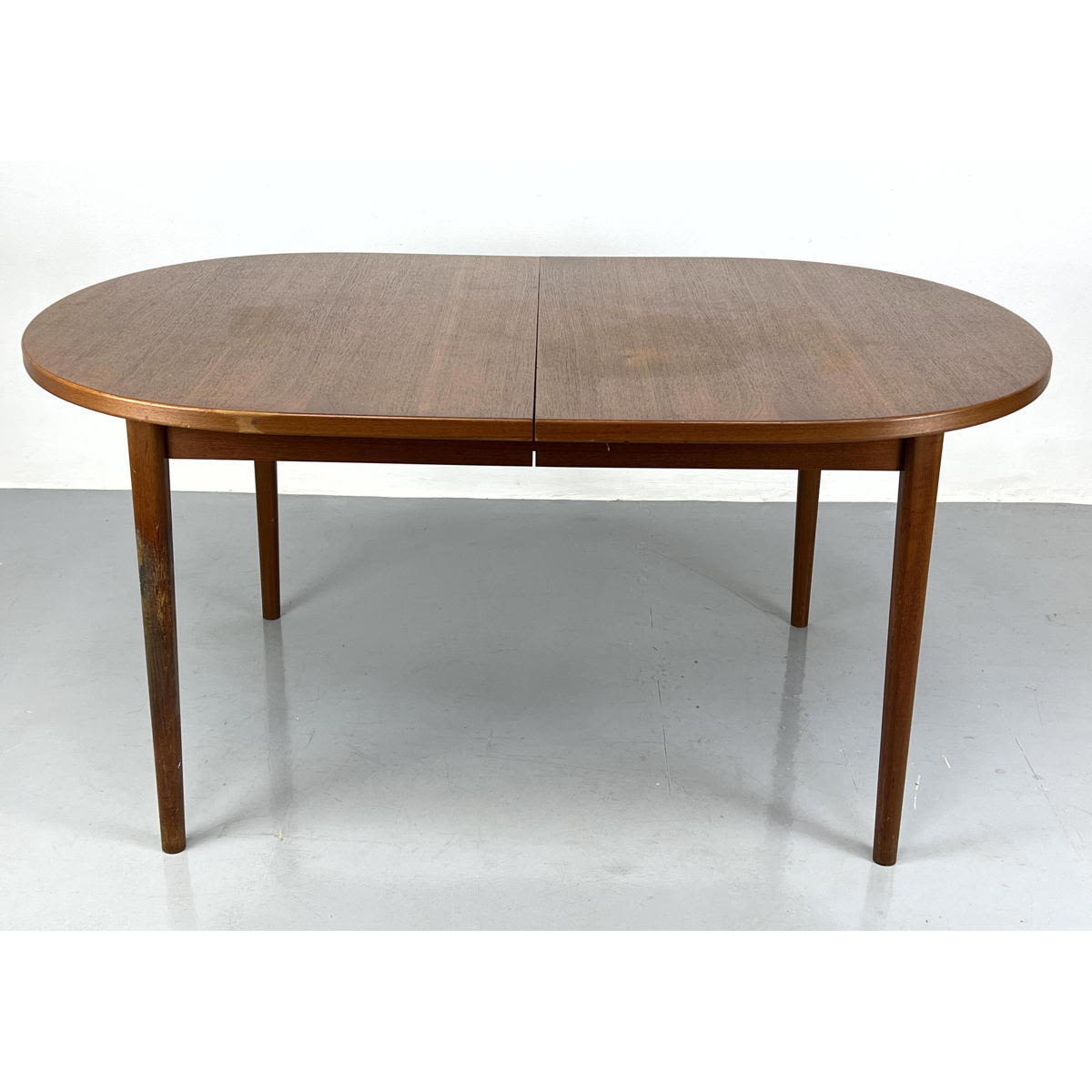 Danish Modern Oval Teak Dining