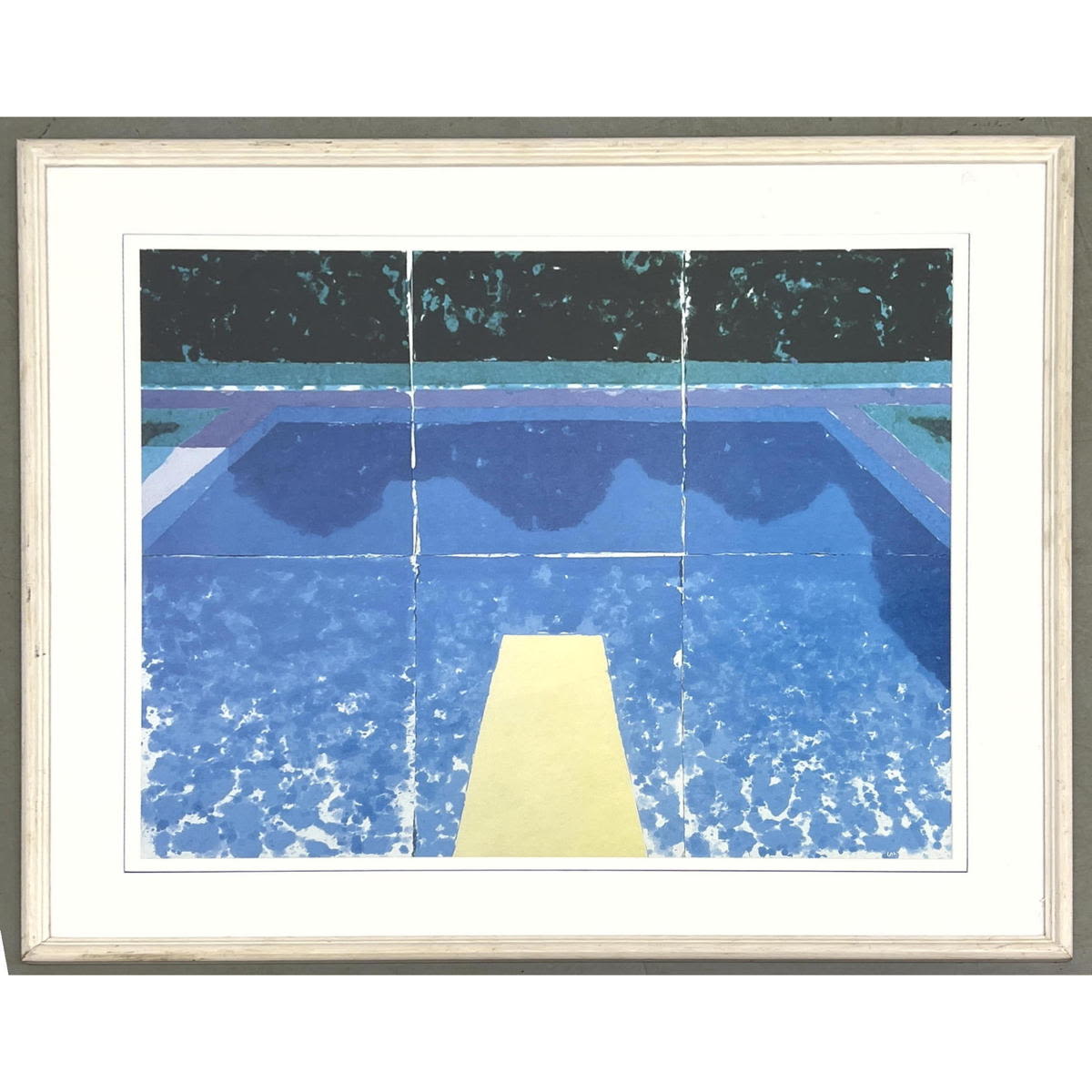 David Hockney swimming pool lithograph 2b8335